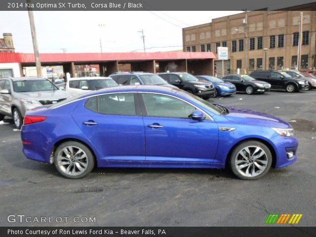 2014 Kia Optima SX Turbo in Corsa Blue