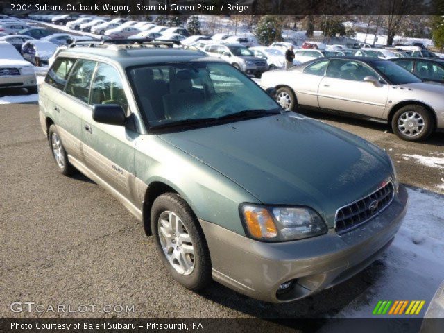 2004 Subaru Outback Wagon in Seamist Green Pearl