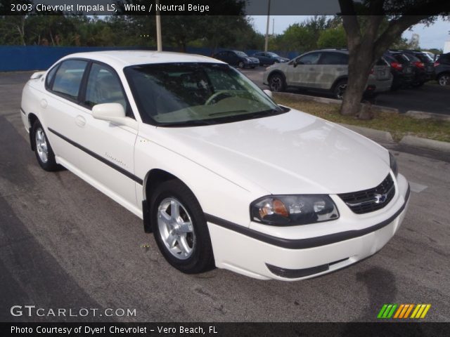 2003 Chevrolet Impala LS in White