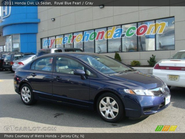 2011 Honda Civic LX Sedan in Royal Blue Pearl