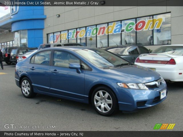2011 Honda Civic LX Sedan in Atomic Blue Metallic