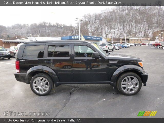 2011 Dodge Nitro Heat 4.0 4x4 in Brilliant Black Crystal Pearl