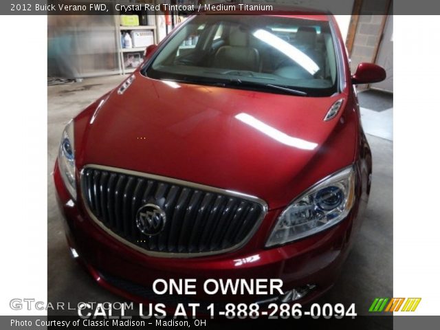 2012 Buick Verano FWD in Crystal Red Tintcoat