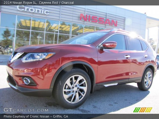 2014 Nissan Rogue SL in Cayenne Red