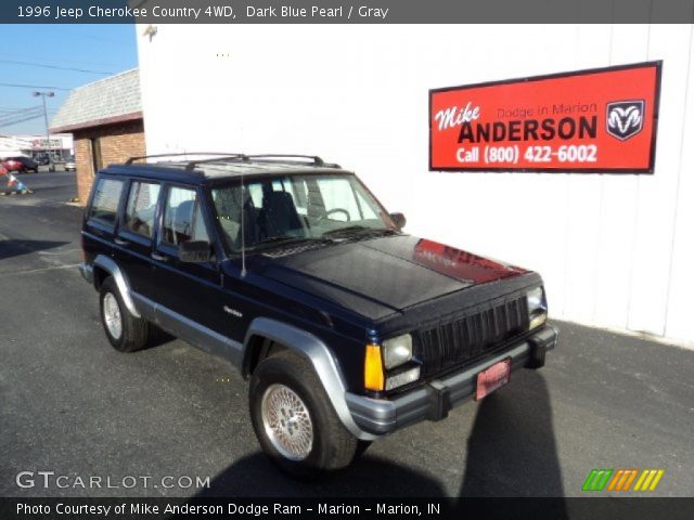 1996 Jeep Cherokee Country 4WD in Dark Blue Pearl