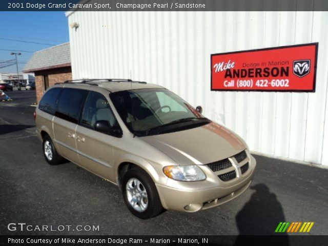 2001 Dodge Grand Caravan Sport in Champagne Pearl