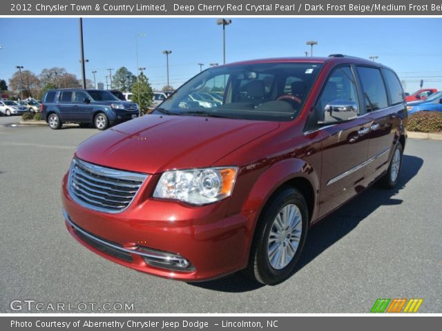 2012 Chrysler Town & Country Limited in Deep Cherry Red Crystal Pearl