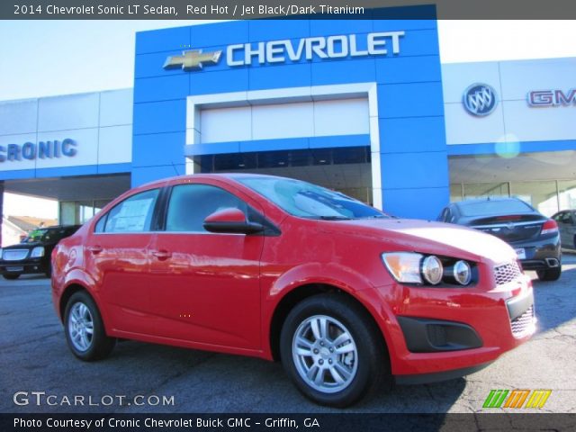 2014 Chevrolet Sonic LT Sedan in Red Hot