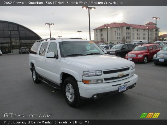 2002 Chevrolet Suburban 1500 LT 4x4 in Summit White