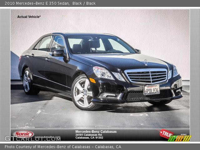 2010 Mercedes-Benz E 350 Sedan in Black