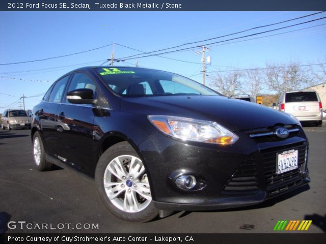 2012 Ford Focus SEL Sedan in Tuxedo Black Metallic