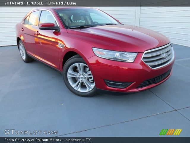 2014 Ford Taurus SEL in Ruby Red