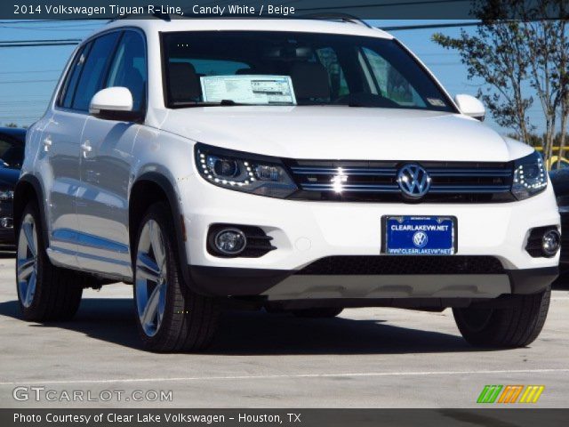 2014 Volkswagen Tiguan R-Line in Candy White