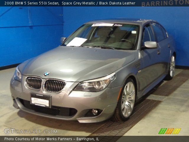 2008 BMW 5 Series 550i Sedan in Space Grey Metallic