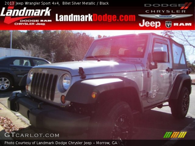 2013 Jeep Wrangler Sport 4x4 in Billet Silver Metallic