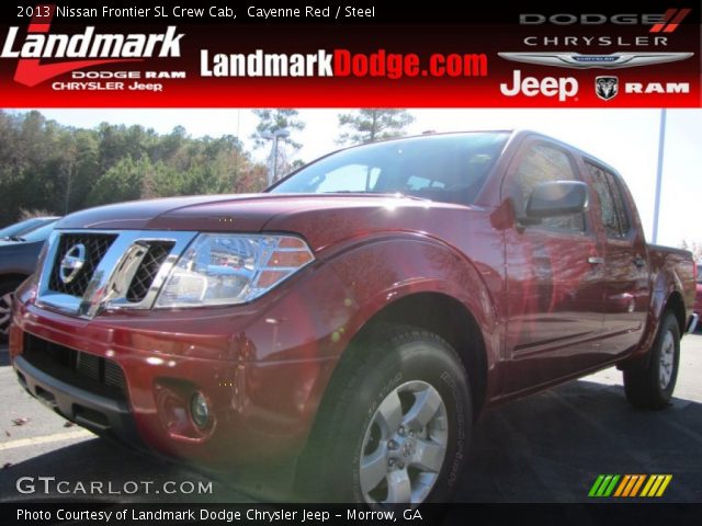 2013 Nissan Frontier SL Crew Cab in Cayenne Red