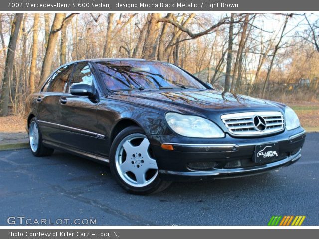 2002 Mercedes-Benz S 600 Sedan in designo Mocha Black Metallic
