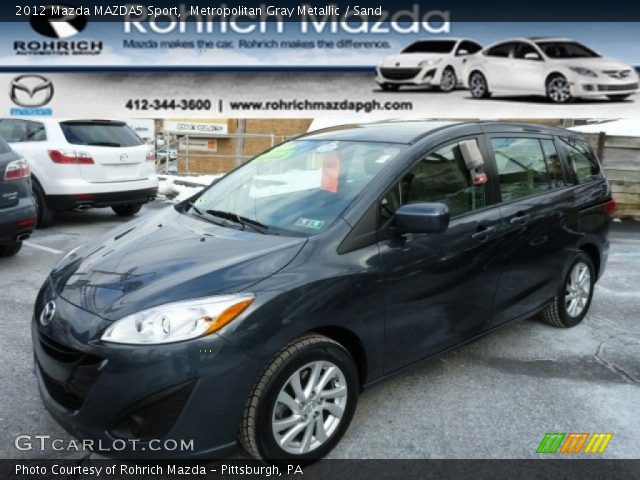 2012 Mazda MAZDA5 Sport in Metropolitan Gray Metallic