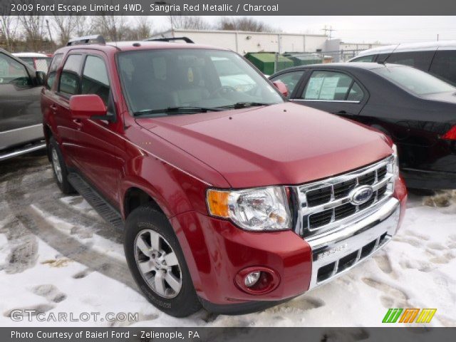 2009 Ford Escape Limited 4WD in Sangria Red Metallic