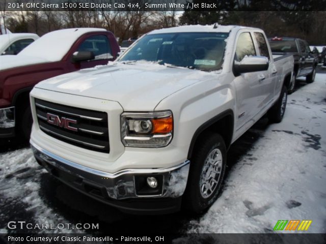 2014 GMC Sierra 1500 SLE Double Cab 4x4 in Summit White
