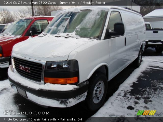 2014 GMC Savana Van 2500 Cargo in Summit White