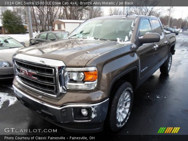 2014 GMC Sierra 1500 SLE Crew Cab 4x4 in Bronze Alloy Metallic