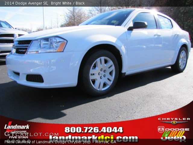 2014 Dodge Avenger SE in Bright White