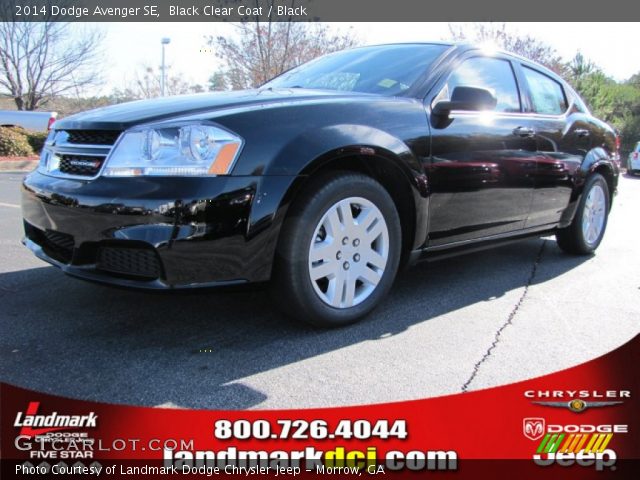 2014 Dodge Avenger SE in Black Clear Coat
