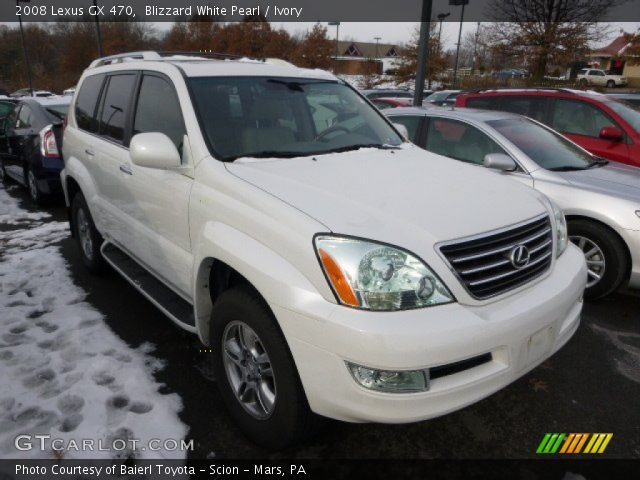 2008 Lexus GX 470 in Blizzard White Pearl