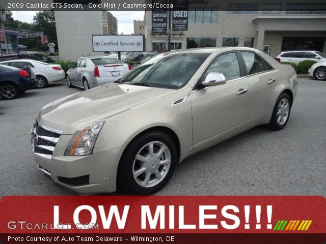2009 Cadillac CTS Sedan in Gold Mist