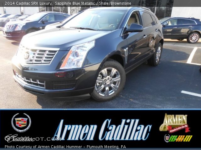 2014 Cadillac SRX Luxury in Sapphire Blue Metallic