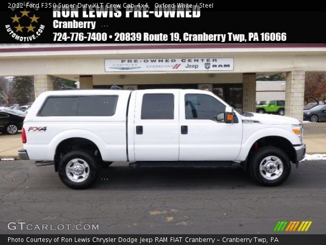 2012 Ford F350 Super Duty XLT Crew Cab 4x4 in Oxford White