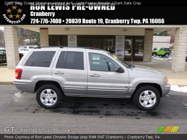2002 Jeep Grand Cherokee Limited 4x4 in Light Pewter Metallic