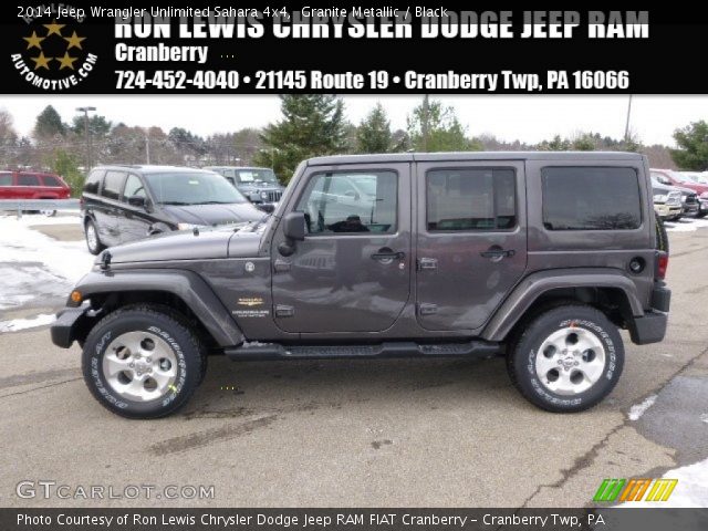 2014 Jeep Wrangler Unlimited Sahara 4x4 in Granite Metallic