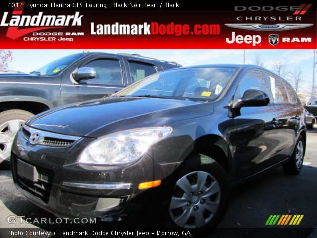 2012 Hyundai Elantra GLS Touring in Black Noir Pearl