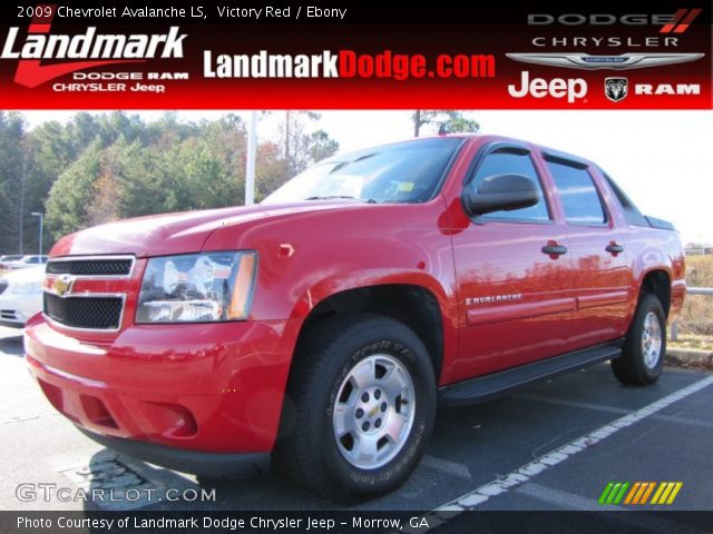 2009 Chevrolet Avalanche LS in Victory Red