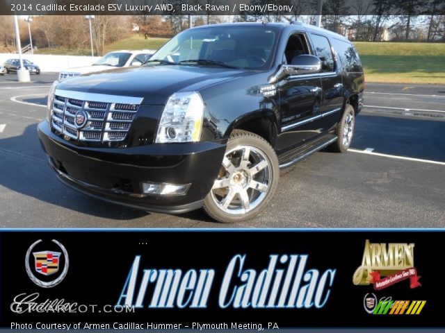 2014 Cadillac Escalade ESV Luxury AWD in Black Raven