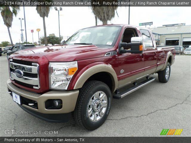 2014 Ford F350 Super Duty King Ranch Crew Cab 4x4 in Ruby Red Metallic