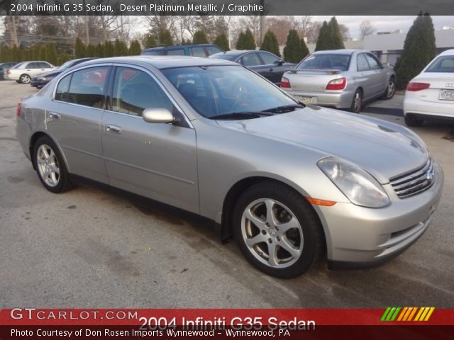 2004 Infiniti G 35 Sedan in Desert Platinum Metallic