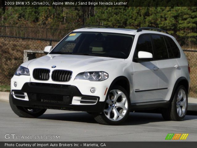 2009 BMW X5 xDrive30i in Alpine White