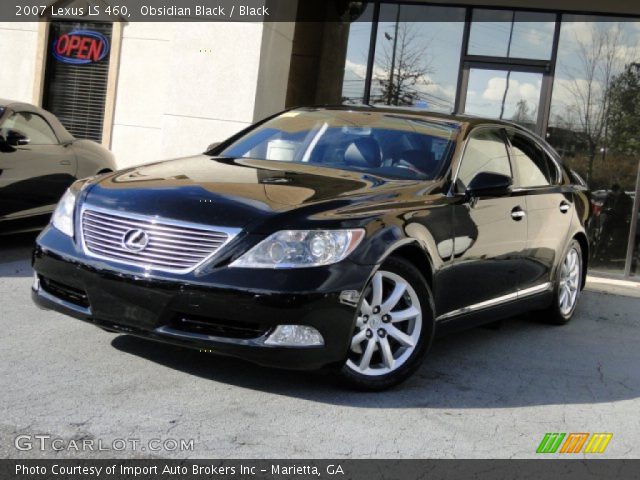 2007 Lexus LS 460 in Obsidian Black