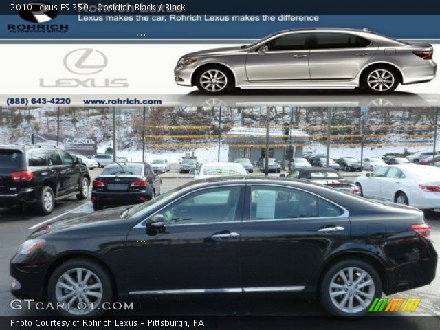 2010 Lexus ES 350 in Obsidian Black