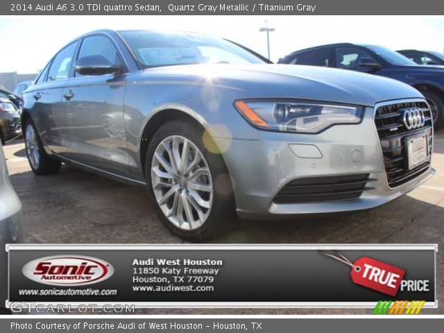 2014 Audi A6 3.0 TDI quattro Sedan in Quartz Gray Metallic