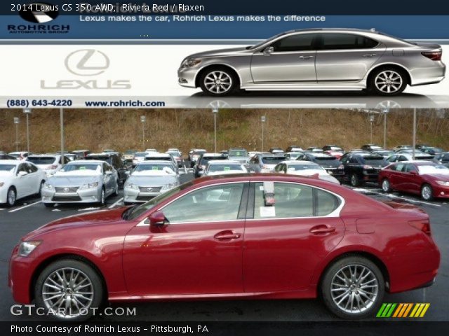 2014 Lexus GS 350 AWD in Riviera Red
