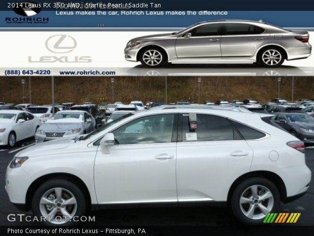 2014 Lexus RX 350 AWD in Starfire Pearl