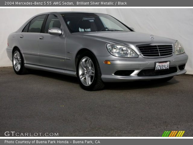 2004 Mercedes-Benz S 55 AMG Sedan in Brilliant Silver Metallic