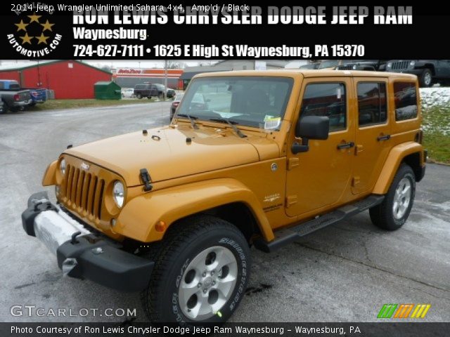 2014 Jeep Wrangler Unlimited Sahara 4x4 in Amp'd