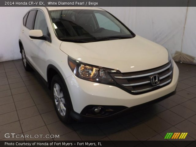 2014 Honda CR-V EX in White Diamond Pearl