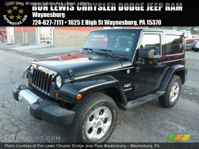 2013 Jeep Wrangler Sahara 4x4 in Black