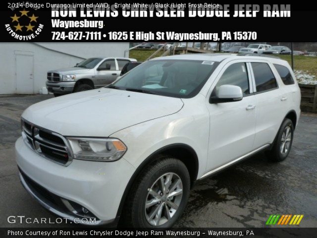 2014 Dodge Durango Limited AWD in Bright White